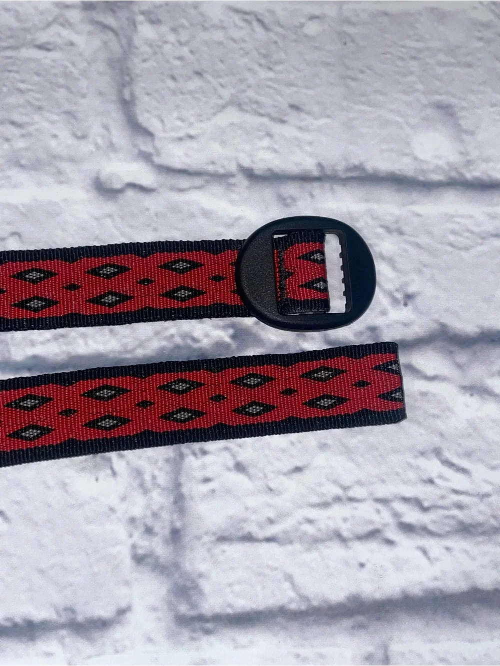 Bison Designs Black and Red Belt - Medium